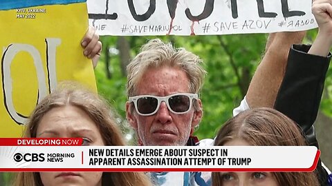 Suspect in apparent Trump assassination attempt had been in contact with CBS News reporter