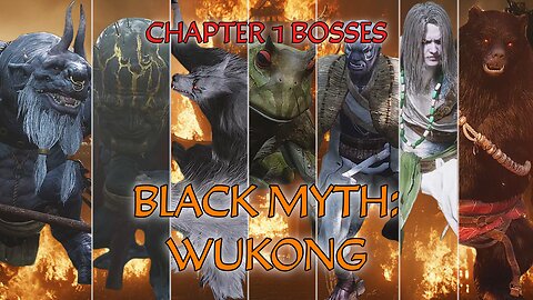 Chapter 1 Bosses - Which is the HARDEST? Black Myth: Wukong Let's Play