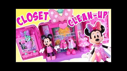 Minnie Mouse Sweet Reveals Glam & Glow Closet Clean-up!