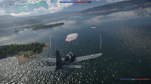 War Thunder - Sea zone capture with aircraft in naval battles