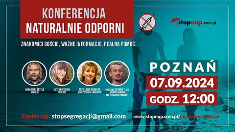 Konferencja „Naturalnie Odporni” 7.09.2024 Poznań