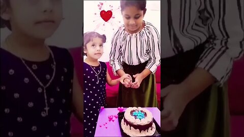 Happy Birthday To You ❤️| Ann's 9th Birthday / Cake Cutting / #shorts #short #viiralshorts #birthday