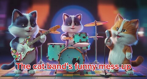 FUNNIEST CATS| The Cat Band's Funny Mess Up |