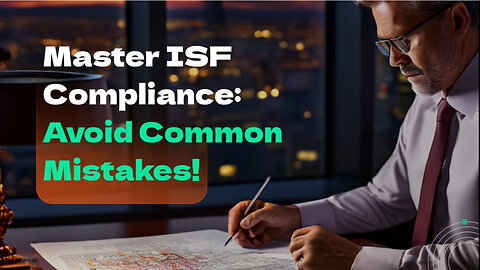 Mastering ISF Compliance: Lessons Learned and Best Practices for Customs Brokers