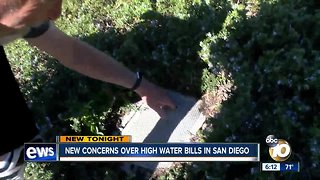 New concerns over high water bills in San Diego