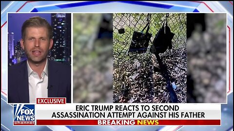 Eric Trump's First Reaction To The 2nd Assassination Attempt On His Father