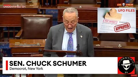 Sen. Chuck Schumer Introducing UFO Declassification Bill