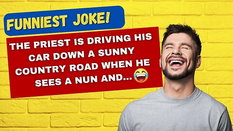 TODAY'S FUNNIEST JOKE 🤣 He was driving his car down a sunny country road when.... #jokes #ajokeaday