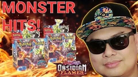 Pulling Powerhouses: Unboxing 2 Pokémon Obsidian Flames Booster Boxes with Monster Hits!