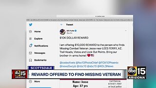 $10,000 reward for missing veteran from Scottsdale.