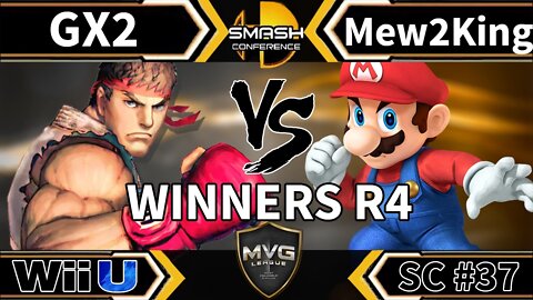 GX2 (Ryu) vs. COG MVG|Mew2King (Mario) - SSB4 Winners R4 - Smash Conference 37