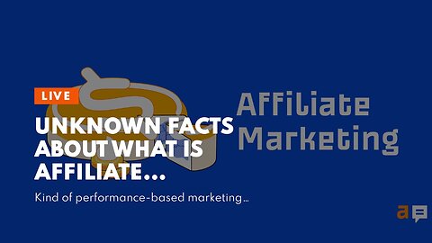 Unknown Facts About What is Affiliate Marketing? - Easy Affiliate