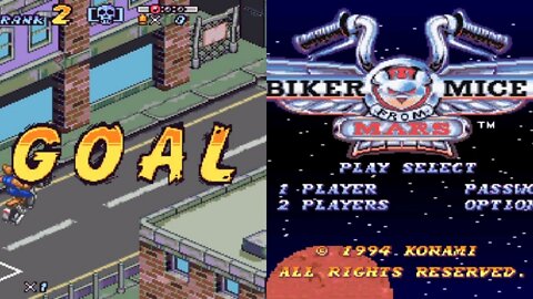 1993 Biker Mice from Mars (SNES) Arcade Game