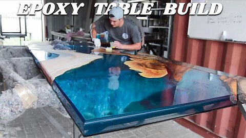 DIY Epoxy Table Build - Step By Step Guide (uncut)