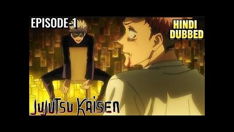 Jujutse kaisen season 1 episode 1 in hindi dubed #jjk #jjkhindidub