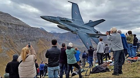 AXALP 2023 The Greatest AvGeek show on Earth!! Spectacular Swiss AirForce Live Firing!!