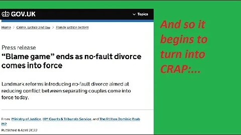 No fault Divorce England anno 2022