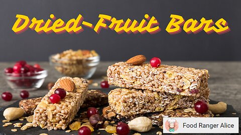 Dried Fruit Bar