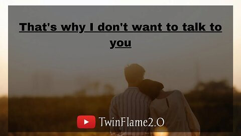 🕊🌹 That's why I don't want to talk to you | Twin Flame Reading Today | DM to DF ❤️ | TwinFlame2.0 🔥