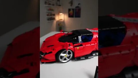 AMAZING Detail In LEGO Technic Ferrari!! #lego #technic #ferrari #shorts