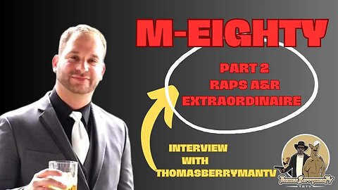 M-EIGHTY - RAPS A&R EXTRAORDINAIRE Part 2: Enter the Music Business, Talking Game, what to expect!