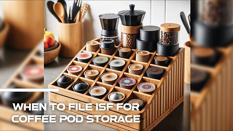 Mastering the Art of Import: When to File an ISF for Coffee Pod Storage!