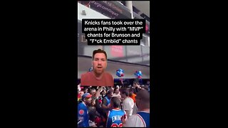 Knicks fans takeover Philadelphia