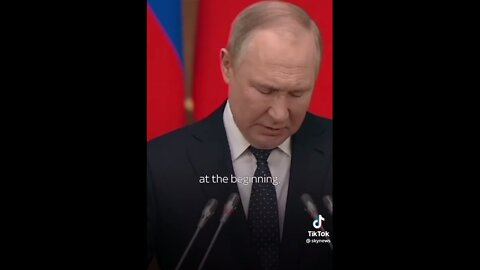 PUTIN MESSAGE TO THE WORLD.