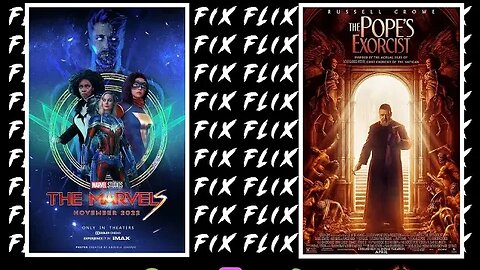 THE POPE'S EXORCIST (2023) & THE MARVELS (2023) Trailer Reaction : FLIX FIX