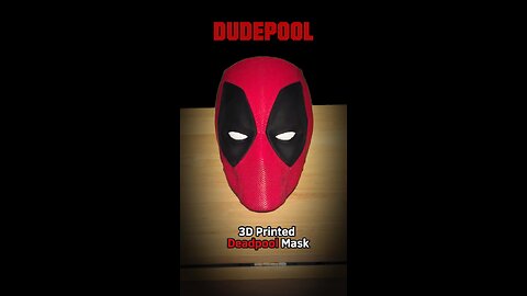 3D Printed Deadpool Mask with extra Eyes #marvel #dudepool #deadpool