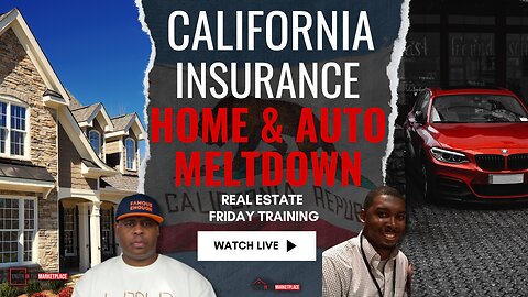 California’s Insurance Meltdown! Home & Auto Crisis Unfolds 🚨🏠🚗