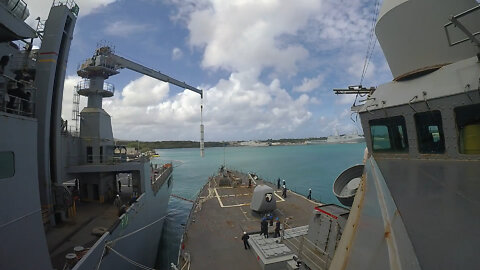 USS Milius (DDG 69) Ordnance Handling Evolution