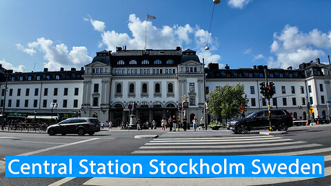 Central Station Stockholm Walking Tour 2024 - ASMR