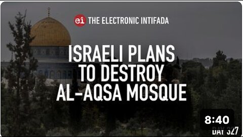 Israeli plans to destroy al-Aqsa mosque, with Ali Abunimah