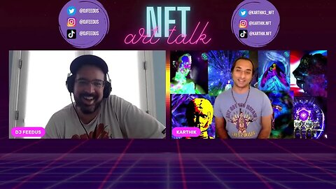 NFT ART TALK - EP 40 - HOWISEEDAT, YUVRAJ IMAGINERIA, ITWASLEO, LOS MUERTOS, MOONBIRDS, LOUIS V