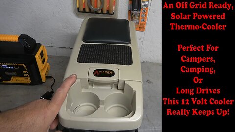 An Off Grid Or Campers Fridge. The ThermoCooler Heater Combo. This Flea Market Score is Killer!