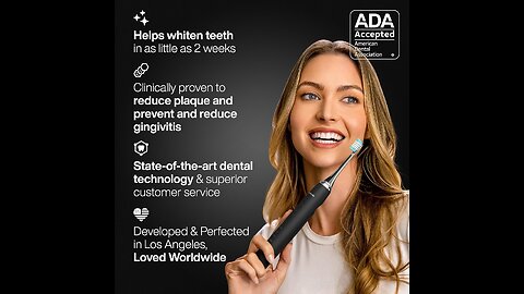 Whitening Toothbrush – ADA Accepted Power