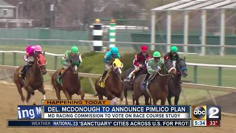 Maryland Racing Authority set to vote on funding Pimlico race course study