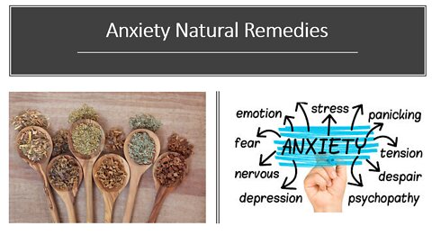 Natural & Alternative Anxiety Remedies with Herbs, Diet, Lifestyle & Supplements