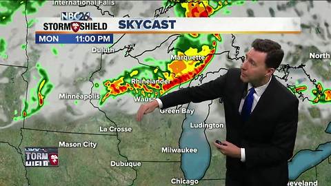 Michael Fish's NBC26 Storm Shield weather forecast