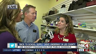 Foundation for Lee County Public Schools holds local supply drive