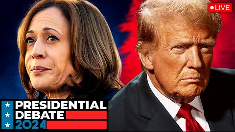 LIVE! The 2024 Presidential Debate || Harris-Trump Watch Party