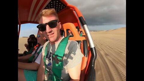 amazing sand dunes of Huacachina,Peru