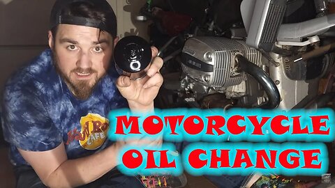 Motorcycle Oil Change - BMW R1100R