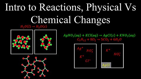 Physical Vs Chemical Changes, Intro to Reactions - Chemistry