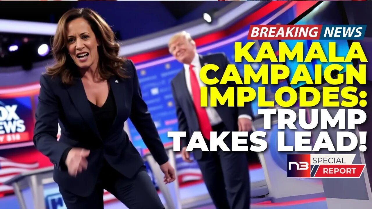 🚨BREAKING Trump Surges 79 in Shock Poll as Harris Ducks Fox Debate