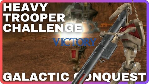 Rocket Launcher ONLY Challenge! | Battlefront 2 GALACTIC CONQUEST