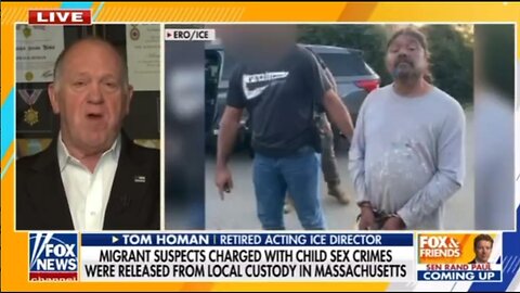 🚨Tom Homan: 1/2 MILLION CHILDREN Smuggled into America & Separated from their Families Under Czar Kamala Harris