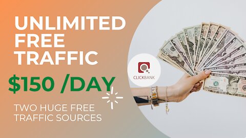 UNLIMITED FREE TRAFFIC For Your Affiliate Link. Free Clickbank Traffic, Easy Method To Earn Money