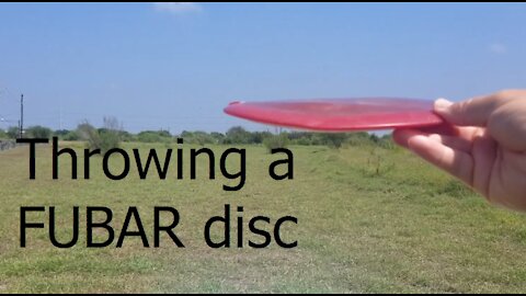 Disc Golf with a broken disc